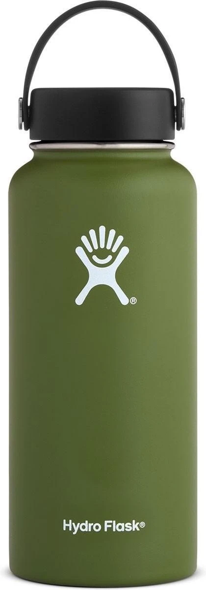 Hydro Flask Wide Mouth Flex Cap Drinkfles (946 Ml) - Olive 3 Hydro Flask Wide Mouth Flex Cap Drinkfles (946 Ml) - Olive
