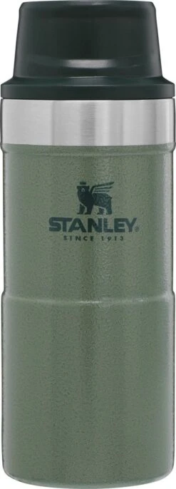 Stanley Trigger-Action Travel Mug 0.35L - Thermosfles - Hammertone Green -Waterfles Voor Buiten 432x1200 2