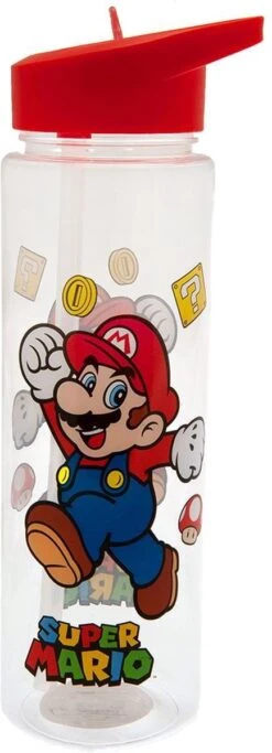 Pyramid International Nintendo Super Mario Bros - Mario Plastic Drinkfles -Waterfles Voor Buiten 434x1200 2
