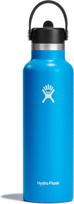 Hydro Flask Standard Mouth Flex Straw Cap Drinkfles (621 Ml) - Pacific 11 Hydro Flask Standard Mouth Flex Straw Cap Drinkfles (621 Ml) - Pacific -Waterfles Voor Buiten 437x1200 1