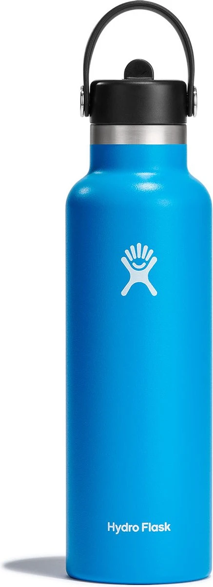 Hydro Flask Standard Mouth Flex Straw Cap Drinkfles (621 Ml) - Pacific 7 Hydro Flask Standard Mouth Flex Straw Cap Drinkfles (621 Ml) - Pacific - Afbeelding 5
