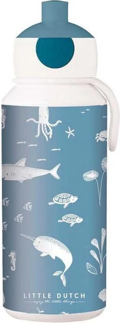 Mepal Drinkfles Pop-up Campus 400 Ml - Ocean -Waterfles Voor Buiten 447x1200