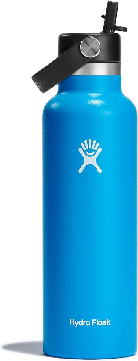 Hydro Flask Standard Mouth Flex Straw Cap Drinkfles (621 Ml) - Pacific 3 Hydro Flask Standard Mouth Flex Straw Cap Drinkfles (621 Ml) - Pacific