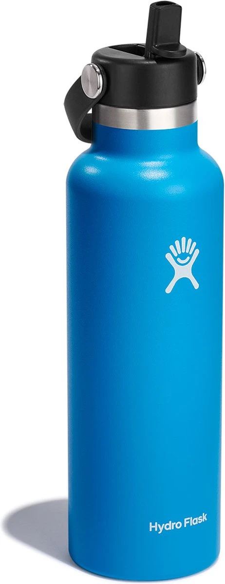 Hydro Flask Standard Mouth Flex Straw Cap Drinkfles (621 Ml) - Pacific 4 Hydro Flask Standard Mouth Flex Straw Cap Drinkfles (621 Ml) - Pacific - Afbeelding 2