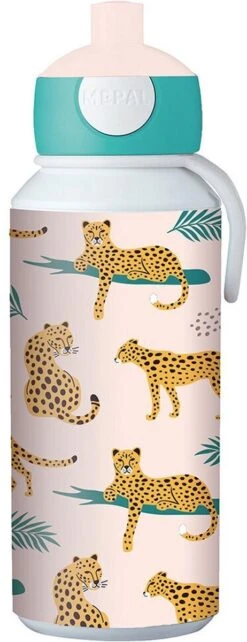 Mepal Pop-Up Drinkfles Luipaard 400 Ml -Waterfles Voor Buiten 462x1200 5