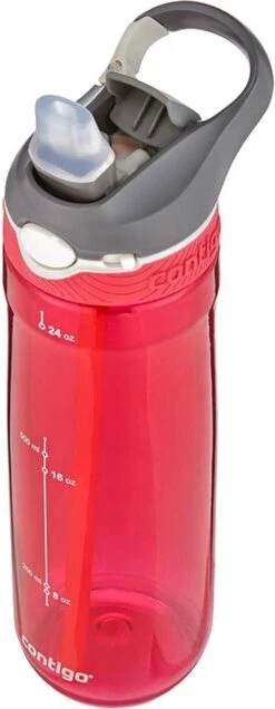 Contigo Ashland Drinkfles - Red Grey - 720ml -Waterfles Voor Buiten 466x1200