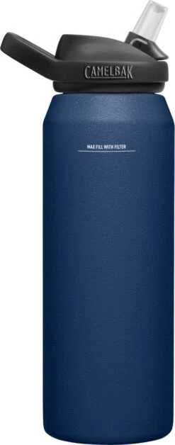 CamelBak Eddy+ Vacuum Insulated Filtered By LifeStraw - Drinkfles - 1 L - Blauw (Navy) -Waterfles Voor Buiten 472x1200 2
