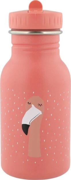 Drinkfles 350ml - Mrs. Flamingo - Trixie -Waterfles Voor Buiten 474x1200