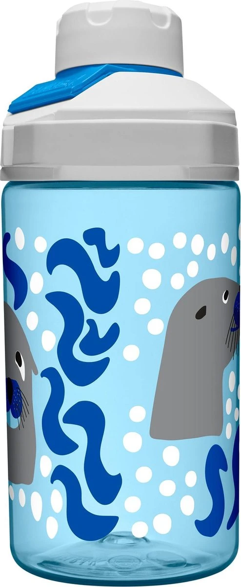 CamelBak Chute Mag Kids - Drinkfles - 400 Ml - Blauw (Curious Sea Lions) 5 CamelBak Chute Mag Kids - Drinkfles - 400 Ml - Blauw (Curious Sea Lions) - Afbeelding 3
