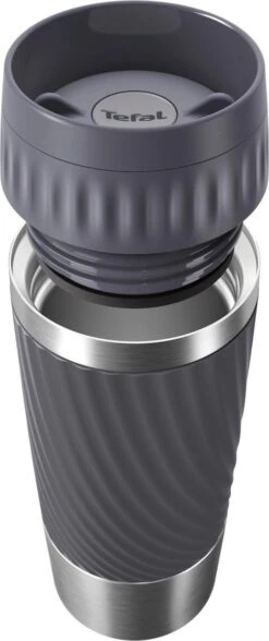 Tefal Travel Mug Easy Twist Thermobeker - Antraciet - 0,36 Liter -Waterfles Voor Buiten 504x1200 4