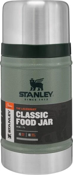 Stanley The Legendary Classic Food Jar 0,7L - Thermosfles - Hammertone Green -Waterfles Voor Buiten 504x1200 6