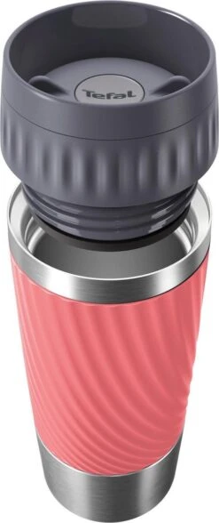Tefal Travel Mug Easy Twist Thermobeker - Koraalrood - 0,36 Liter 23 Tefal Travel Mug Easy Twist Thermobeker - Koraalrood - 0,36 Liter -Waterfles Voor Buiten 504x1200 7