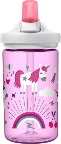 CamelBak Eddy+ Kids - Drinkfles - 400 Ml - Lila (Unicorn Party) -Waterfles Voor Buiten 514x1200 1
