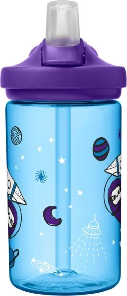 CamelBak Eddy+ Kids - Drinkfles - 400 Ml - Blauw (Sloths In Space) -Waterfles Voor Buiten 515x1200 5