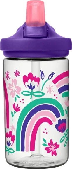 CamelBak Eddy+ Kids - Drinkfles - 400 Ml - Transparant (Rainbow Floral) -Waterfles Voor Buiten 515x1200 8