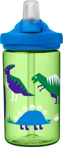 CamelBak Eddy+ Kids - Drinkfles - 400 Ml - Groen (Hip Dinos) -Waterfles Voor Buiten 516x1200 3