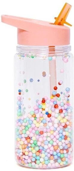 Drinkfles Macaron Popsicles Coral - Petit Monkey