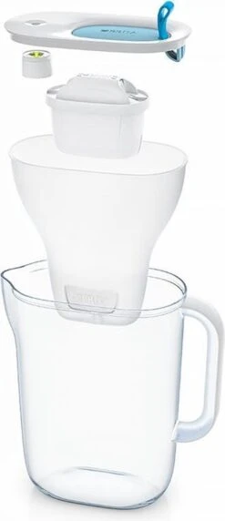 BRITA - Waterfilterkan Style Cool - Blauw - 2,4L + 3 MAXTRA+ Waterfilterpatronen -Waterfles Voor Buiten 518x1200 8