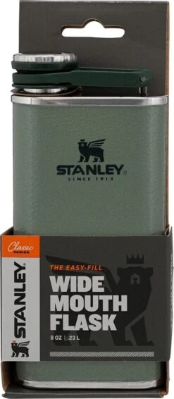 Stanley The Easy Fill Wide Mouth Flask 0,23L - Flacon - Hammertone Green -Waterfles Voor Buiten 524x1200