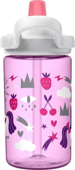 CamelBak Eddy+ Kids - Drinkfles - 400 Ml - Lila (Unicorn Party) -Waterfles Voor Buiten 527x1200 1