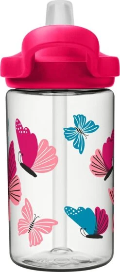 CamelBak Eddy+ Kids - Drinkfles - 400 Ml - Transparant (Colorblock Butterflies) -Waterfles Voor Buiten 529x1200 2