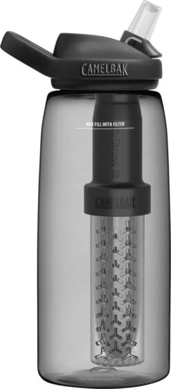 CamelBak Eddy+ Filtered By LifeStraw - Drinkfles - 1 L - Antraciet (Charcoal) -Waterfles Voor Buiten 529x1200 8