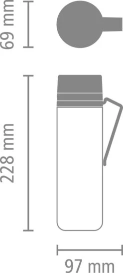 Brabantia Make & Take Drinkfles Met Fruitfilter - 0,5 L - Jade Green 17 Brabantia Make & Take Drinkfles Met Fruitfilter - 0,5 L - Jade Green -Waterfles Voor Buiten 543x1200