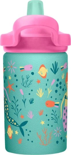CamelBak Eddy+ Kids Single Wall SST - Drinkfles - 400 Ml - Groen (Modern Mermaids) -Waterfles Voor Buiten 552x1200 1