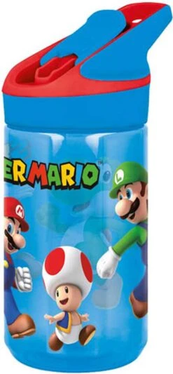 Super Mario Tritan Drinkfles / Waterfles 480 Ml - 18 Cm Hoog 7 Super Mario Tritan Drinkfles / Waterfles 480 Ml - 18 Cm Hoog -Waterfles Voor Buiten 556x1200 1
