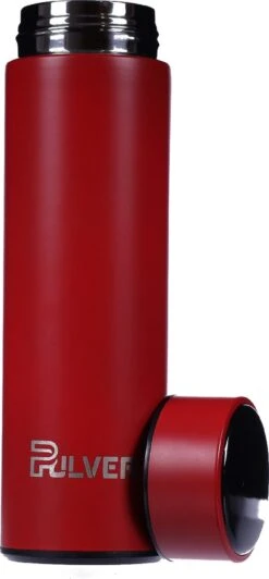 Pulver- Drinkfles - Smart - Temperatuur Meter - Dubbel Geïsoleerd - Drinkfles Kinderen & Volwassenen - Drinkflessen - Rood -Waterfles Voor Buiten 557x1200 2
