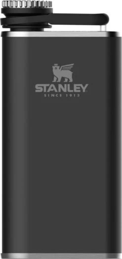Stanley The Easy Fill Wide Mouth Flask 0,23L - Flacon - Matte Black -Waterfles Voor Buiten 567x1200