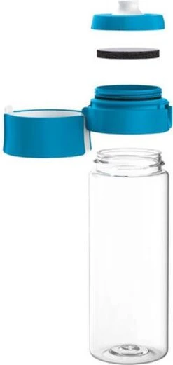 BRITA - Waterfilterfles VITAL - 0,6L - Blauw - Inclusief 1 MicroDisc Waterfilter -Waterfles Voor Buiten 569x1200