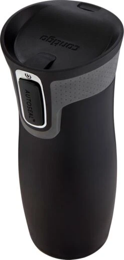 Contigo Westloop Drinkfles - Matte Black - 470ml - Zwart -Waterfles Voor Buiten 572x1200