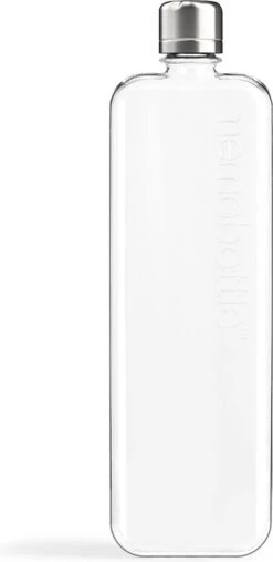 Memobottle Slim - Drinkfles - Transparant - 450ML -Waterfles Voor Buiten 585x1200 1