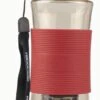 Reboottle - Tea - Drinkfles Met Theefilter - Thee Infuser - Theefles - 450ml - Beige/Rood -Waterfles Voor Buiten 590x1200