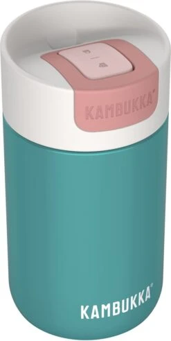 Kambukka Olympus Thermosbeker 300 Ml - Makkelijk Reinigen - Lekvrije Koffiebeker - RVS - Enchanted Forest -Waterfles Voor Buiten 602x1200 2