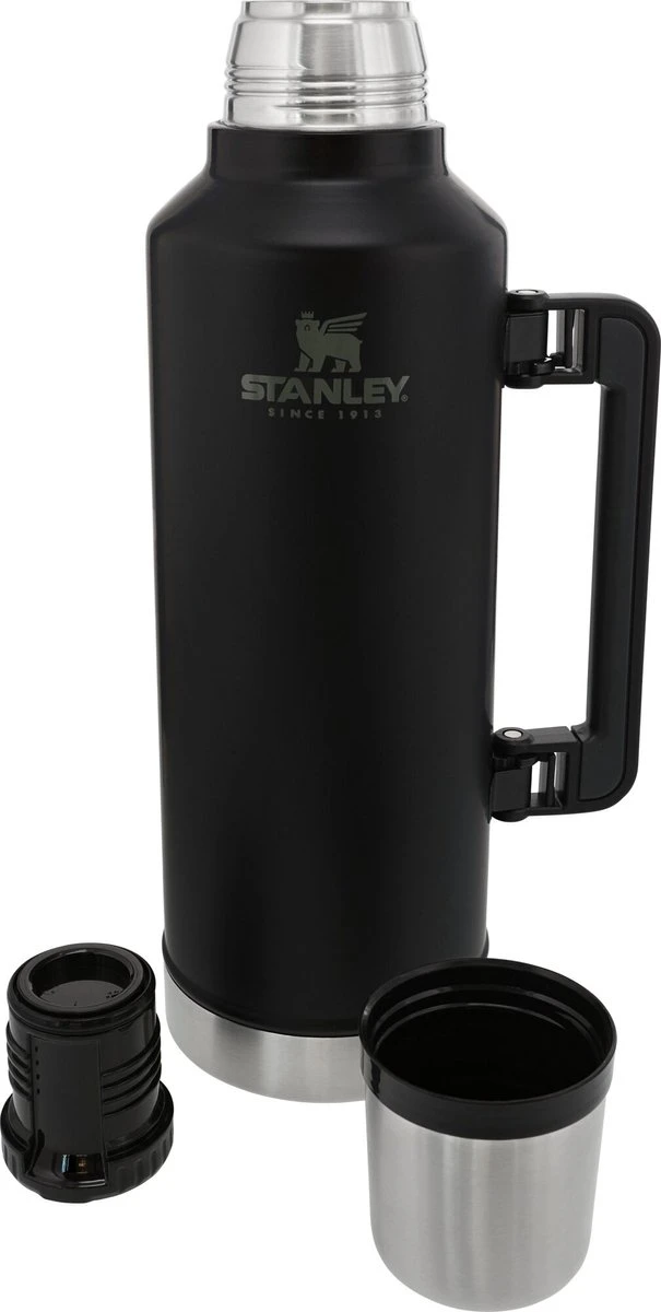 Stanley The Legendary Classic Bottle 2.3L Matte Black Pebble 5 Stanley The Legendary Classic Bottle 2.3L Matte Black Pebble - Afbeelding 3