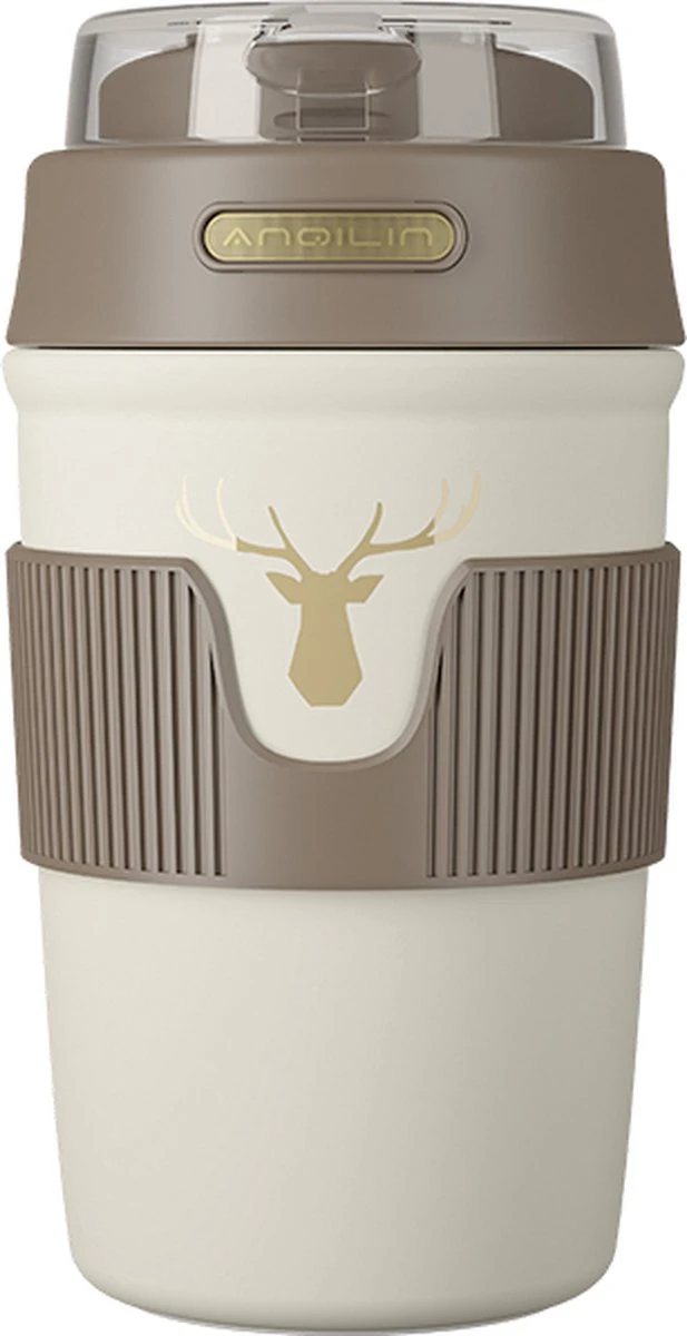 Floraweg Cup - Drinkbeker To GO- Lekvrij Dubbelwandig ,RVS 316, Thermosbeker Koffiebeker- Koffie En Thee - 400ml Zwart 4 Floraweg Cup - Drinkbeker To GO- Lekvrij Dubbelwandig ,RVS 316, Thermosbeker Koffiebeker- Koffie En Thee - 400ml Zwart - Afbeelding 2
