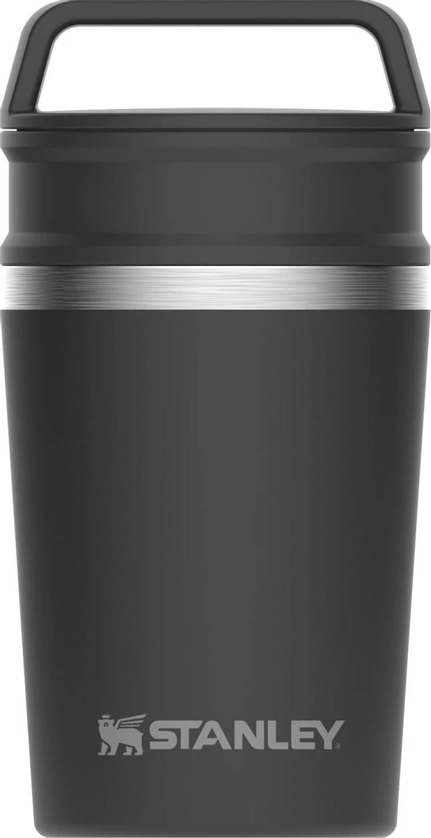 Stanley The Shortstack Travel Thermosbeker - 230 Ml - RVS/Mat Zwart 3 Stanley The Shortstack Travel Thermosbeker - 230 Ml - RVS/Mat Zwart