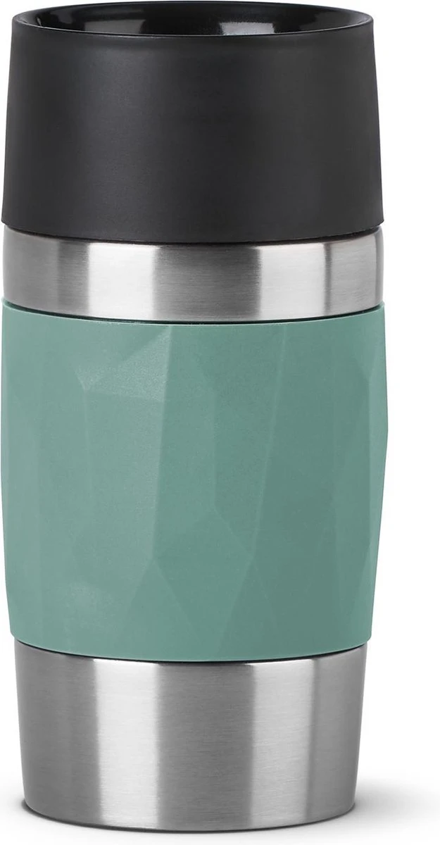 Tefal Compact Travel Mug Compact Thermosfles - 0,3 L - Groen 3 Tefal Compact Travel Mug Compact Thermosfles - 0,3 L - Groen