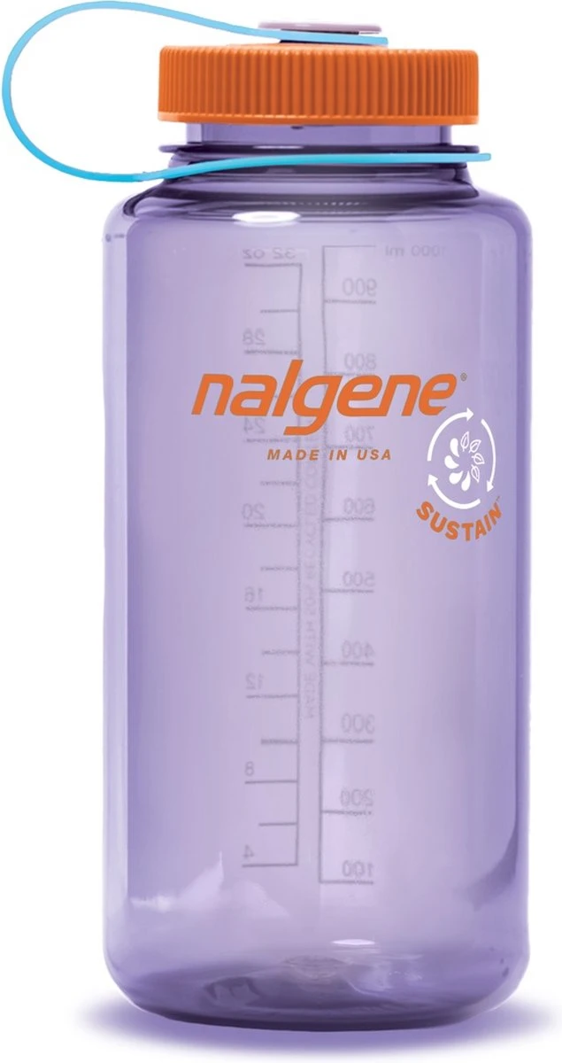 Nalgene Wide-Mouth Bottle - Drinkfles - 32oz - BPA Free - SUSTAIN - Amethyst 3 Nalgene Wide-Mouth Bottle - Drinkfles - 32oz - BPA Free - SUSTAIN - Amethyst
