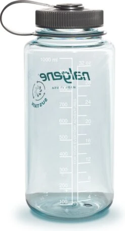 Nalgene Sustain Wide Mouth 1000ml - Drinkfles - Seafoam Sustain -Waterfles Voor Buiten 651x1200 1