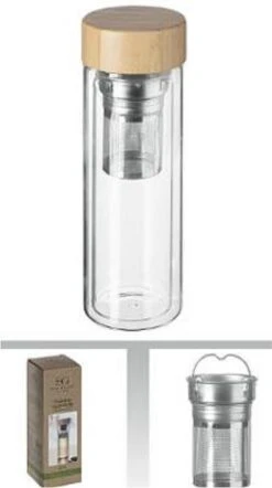 Theeglas Met Filter - Theefles Dubbelwandig 400 Ml - Theebeker Met Zeef - Theefles Met Filter - Waterfles Van Glas - Drinkfles - Bamboe Drinkfles 8 Theeglas Met Filter - Theefles Dubbelwandig 400 Ml - Theebeker Met Zeef - Theefles Met Filter - Waterfles Van Glas - Drinkfles - Bamboe Drinkfles -Waterfles Voor Buiten 671x1200