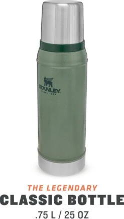 Stanley The Legendary Classic Bottle 0,75L - Thermosfles - Hammertone Green 22 Stanley The Legendary Classic Bottle 0,75L - Thermosfles - Hammertone Green -Waterfles Voor Buiten 677x1200 1