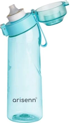 Arisenn® ZERO-fles - Geur Water - 100% Smaak, 0% Suiker, 0% Toevoegingen - Gezond & Lekker Drinken - BPA-vrij - Duurzaam - Helpt Bij Hydratatie - 5L Smaak Per Pod - Zuiver Water Met Geur - Drinkfles 650ml -Waterfles Voor Buiten 691x1200