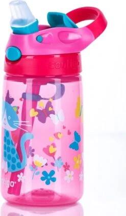 Contigo Gizmo Flip Drinkfles Kids - Cherry Cat Print - 420ml -Waterfles Voor Buiten 699x1200