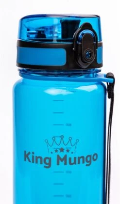 Waterfles 1 Liter Vaatwasserbestendig - Lekvrije 1L Drinkfles - Volwassenen & Kinderen - Sport Bidon Drinkbus - Blauw - King Mungo -Waterfles Voor Buiten 704x1200 1