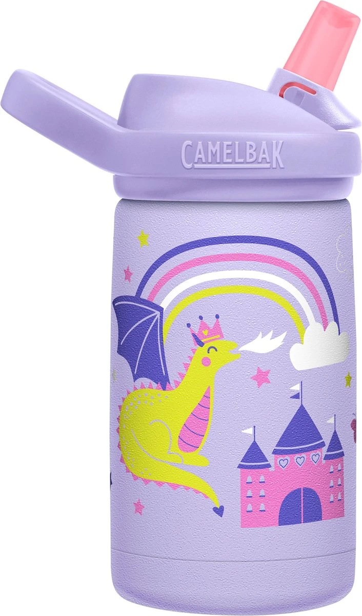 CamelBak Eddy+ Kids SST Vacuum Insulated - Isolatie Drinkfles - 350 Ml - Lila (Magic Unicorns) 3 CamelBak Eddy+ Kids SST Vacuum Insulated - Isolatie Drinkfles - 350 Ml - Lila (Magic Unicorns)