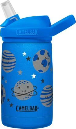 CamelBak Eddy+ Kids SST Vacuum Insulated - Isolatie Drinkfles - 350 Ml - Blauw (Space Smiles) -Waterfles Voor Buiten 708x1200