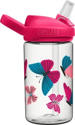 CamelBak Eddy+ Kids - Drinkfles - 400 Ml - Transparant (Colorblock Butterflies) -Waterfles Voor Buiten 719x1200 5